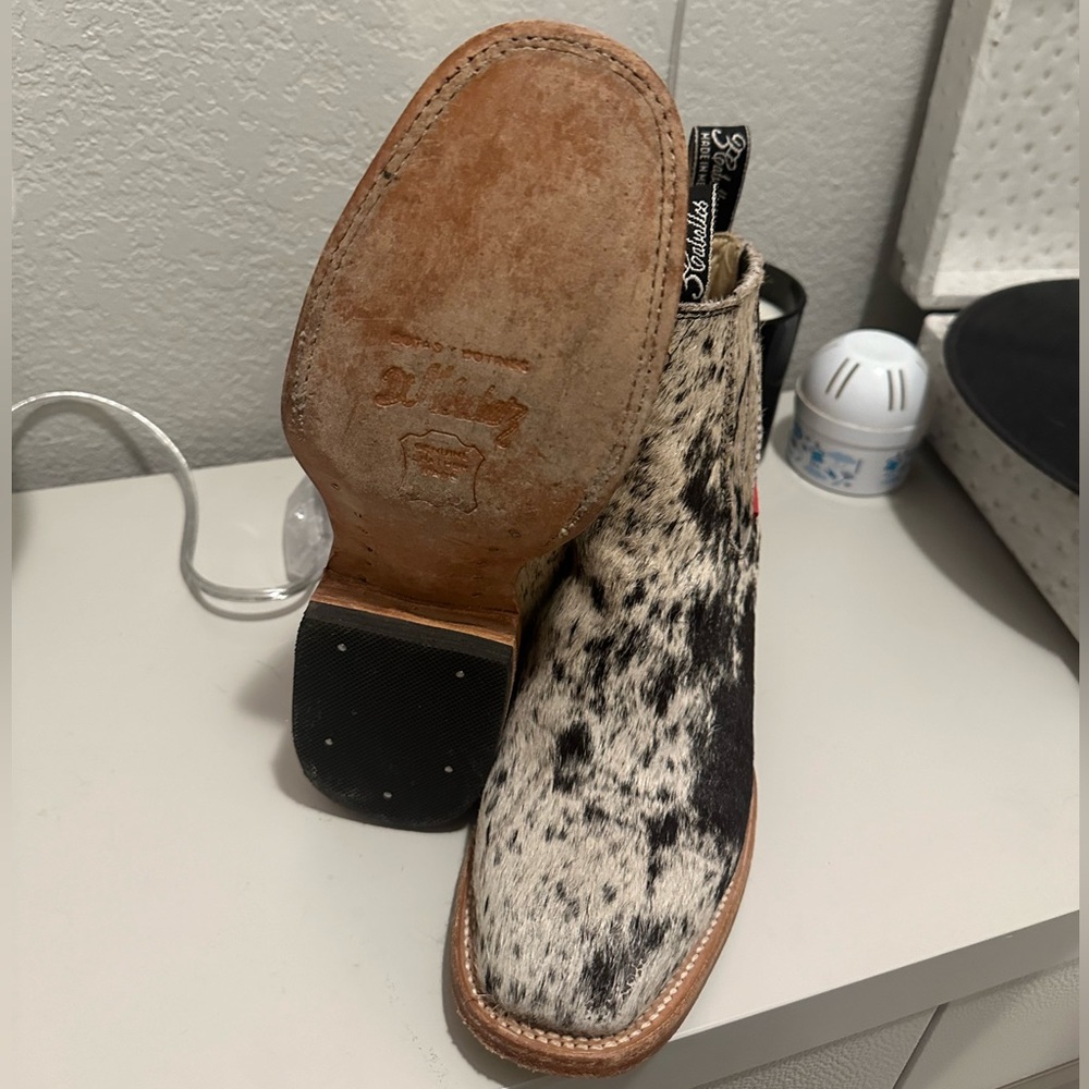 Cowhide boots made in Mexico. Size 9 1/2